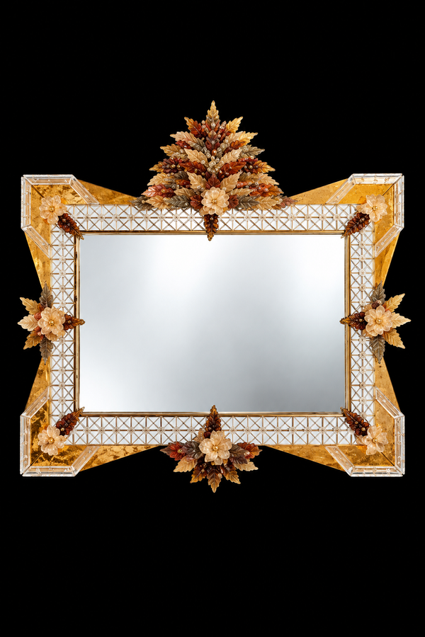 Murano Glass Contemporary Mirror — Dogana