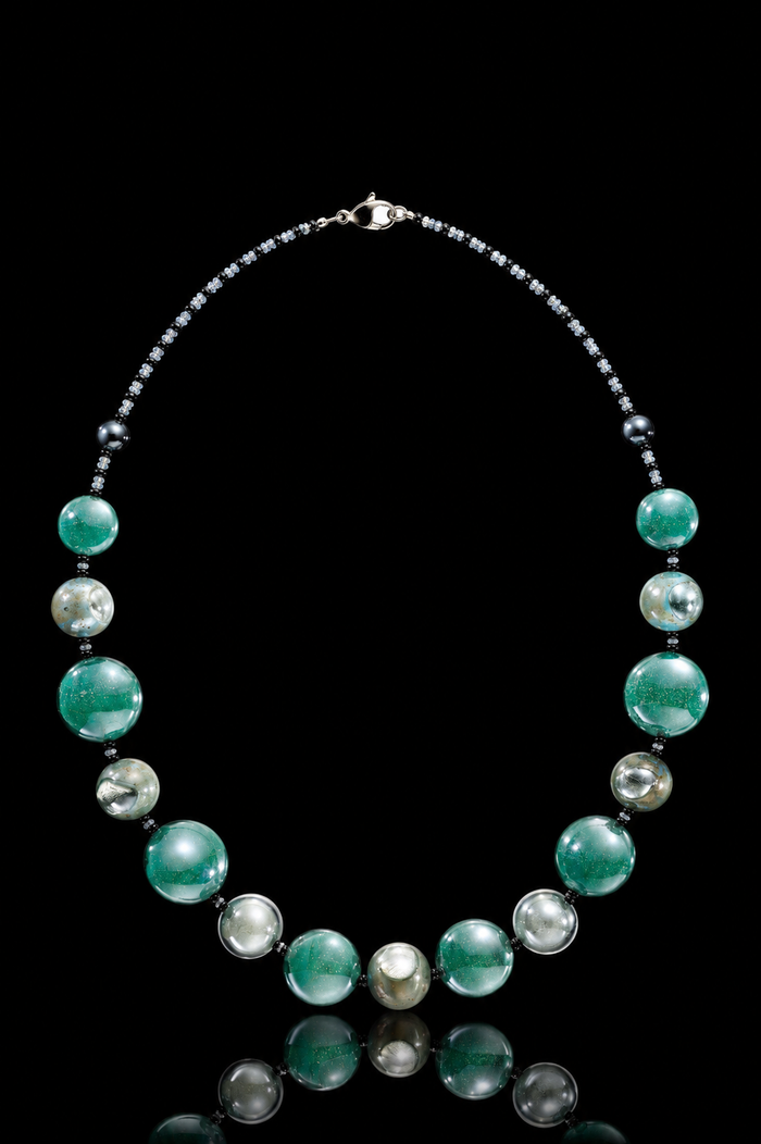 Riviera Green — Murano Glass Necklace
