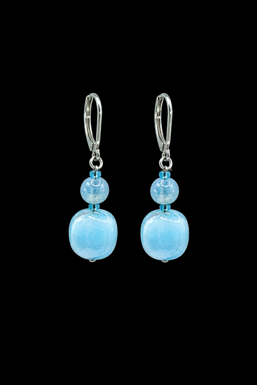 Ariel Azure — Murano Glass Earrings