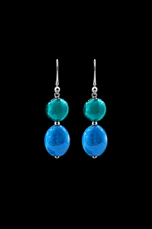 Adria Azure — Murano Glass Earrings