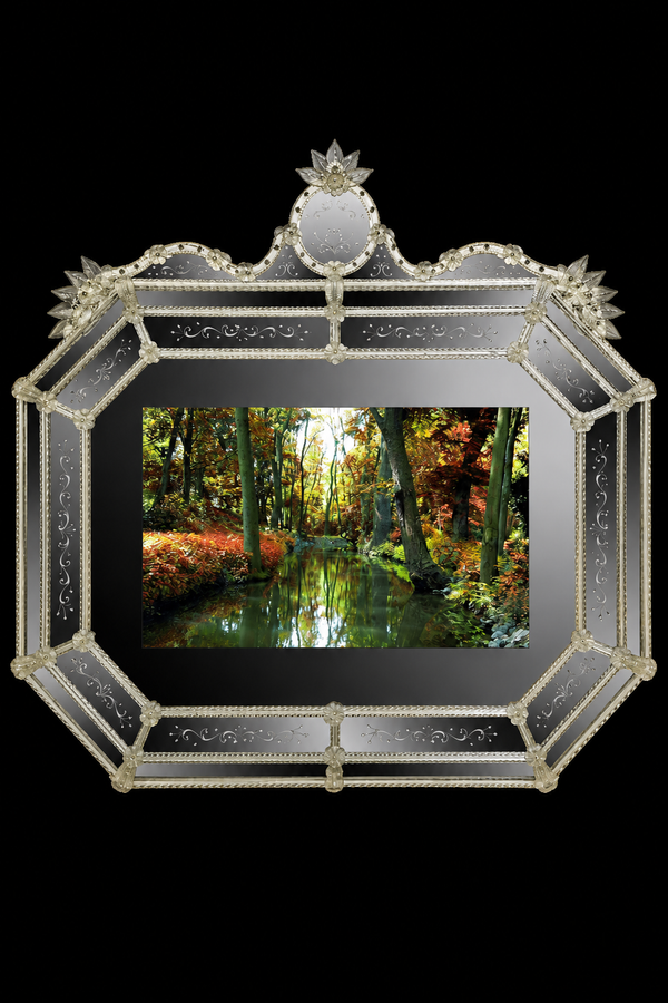 Murano Glass TV Mirror — Veduta