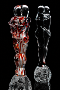 Die Liebenden — Murano-Glas Skulptur