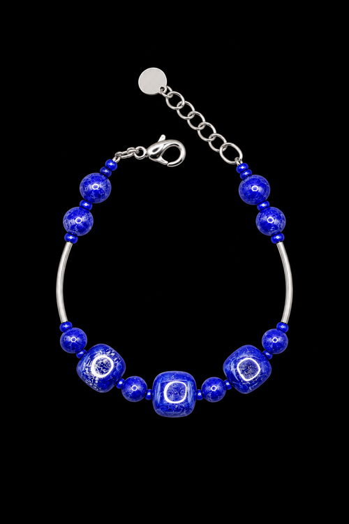 Ariel Cobalt — Murano Glass Bracelet