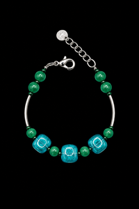 أرييل أخضر بحري (Ariel Sea Green) — سوار من زجاج مورانو