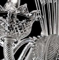 Fenice — Lustre en verre de Murano