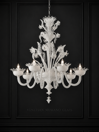 Coruna — Murano-Glas Kronleuchter