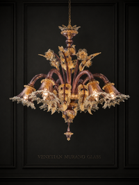 Dandolo — Lampadario in Vetro di Murano