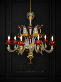 Florian — Murano-Glas Kronleuchter