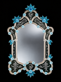 Murano Glass Venetian Mirror — Laguna
