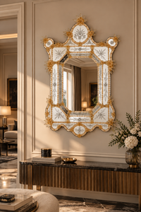 Murano Glass Venetian Mirror — Bucintoro