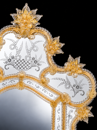 Murano Glass Venetian Mirror — Dogaressa