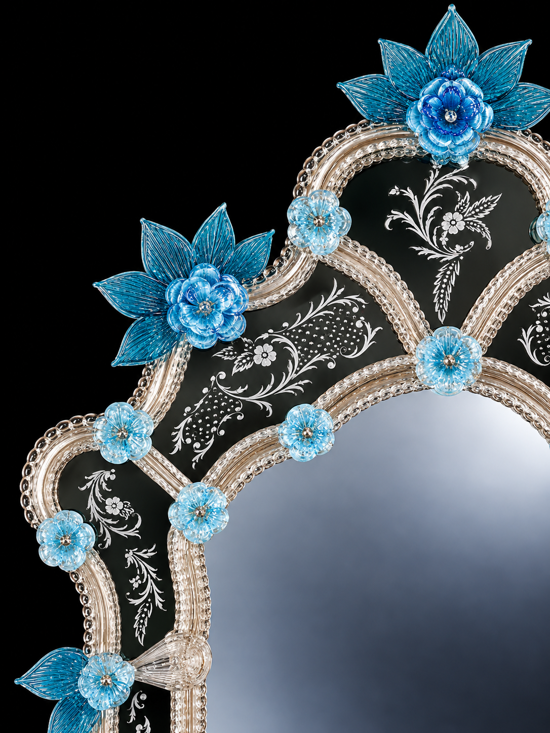 ムラーノガラス ヴェネチアンミラー — Laguna – Venetian Murano Glass
