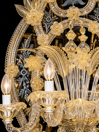 Murano Glass Mirror Sconce — Cesendello