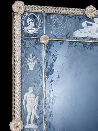 Murano Glass Antique-Style Mirror — Arcadia