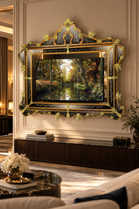Murano Glass TV Mirror — Sipario