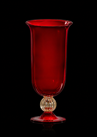 Domus Venetiae — Murano Glass Vase — Red