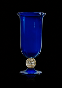 Domus Venetiae — Murano Glass Vase — Blue