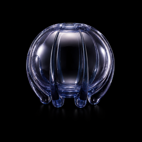 Bolle — Jarrón de cristal de Murano