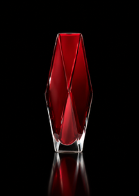 Gotham — Murano Glass Vase — Ruby