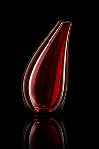 Avena — Murano Glass Vase — Ruby
