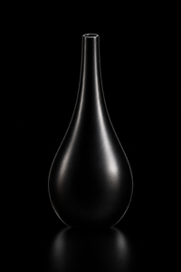 Brina — Murano Glass Vase — Black