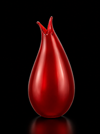 Germoglio — Murano Glass Vase — Ruby