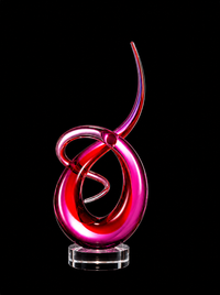 Infinito — Murano Glass Sculpture — Ruby