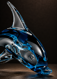 Dolphin — Murano Glass Sculpture — view 3