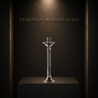 Colonna — Bougeoir en verre de Murano