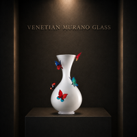 Farfalle — Vase en verre de Murano
