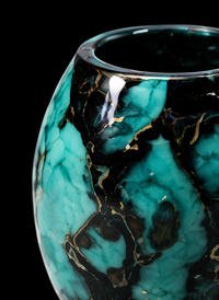 Murano Glass Shot Glasses — Green — view 2