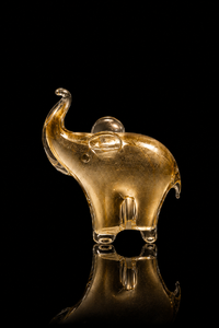 Elephant — Murano Glass Sculpture — view 2