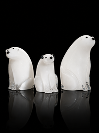 Polar Bear — Murano Glass Sculpture