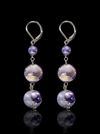 Riviera Violet — Murano Glass Earrings