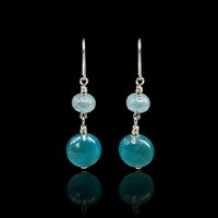 Ischia Green — Murano Glass Earrings