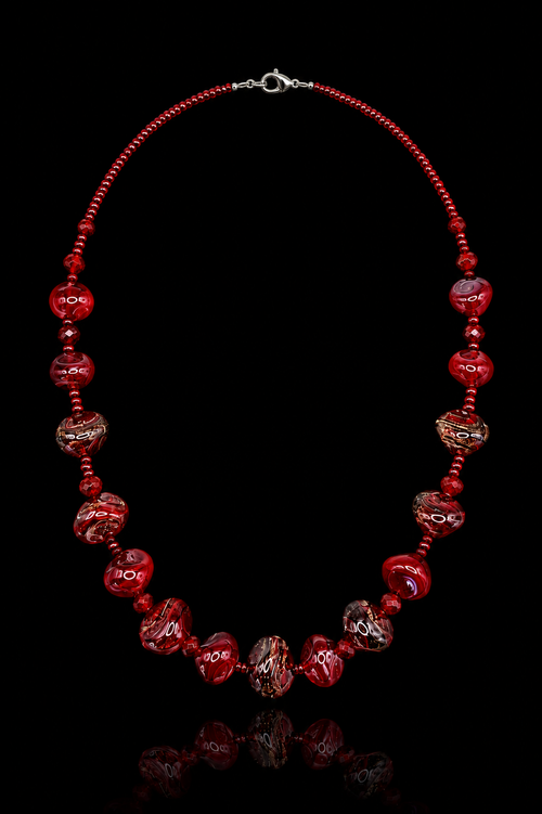Amalfi Red — Murano Glass Necklace