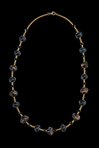 Amalfi Black — Long Murano Glass Necklace