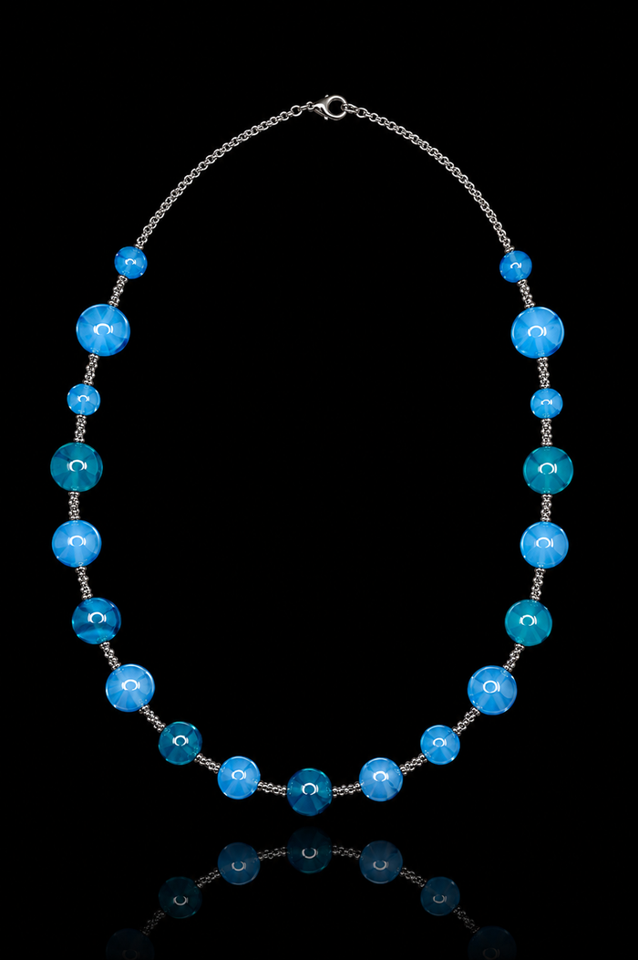 Ischia Green — Long Murano Glass Necklace
