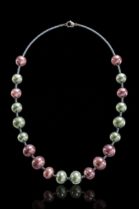Positano Grey — Murano Glass Necklace