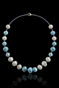 Positano Azure — Murano Glass Necklace