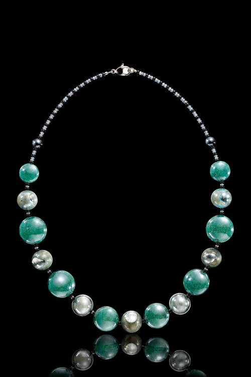 Riviera Verde — Collana in Vetro di Murano