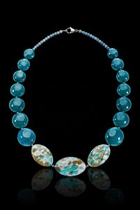Diva Sea Green — Murano Glass Necklace
