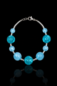 Ischia Azure — Murano Glass Bracelet