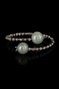 Candy Grey — Murano Glass Bracelet
