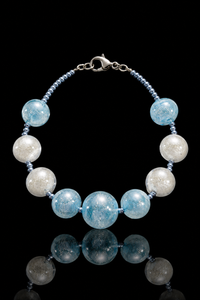 Positano Azure — Murano Glass Bracelet