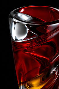 Twister Red — Murano Glass Vase — view 3