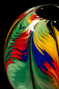 Giungla — Murano Glass Round Vase — view 2