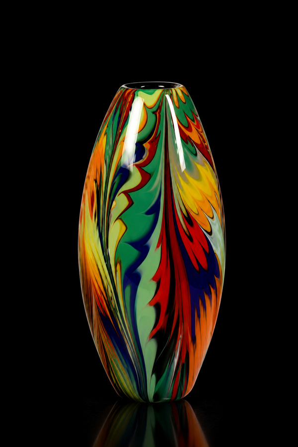 Giungla — Jarrón de Cristal de Murano