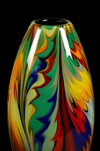 Giungla — Murano Glass Olive Vase — view 2