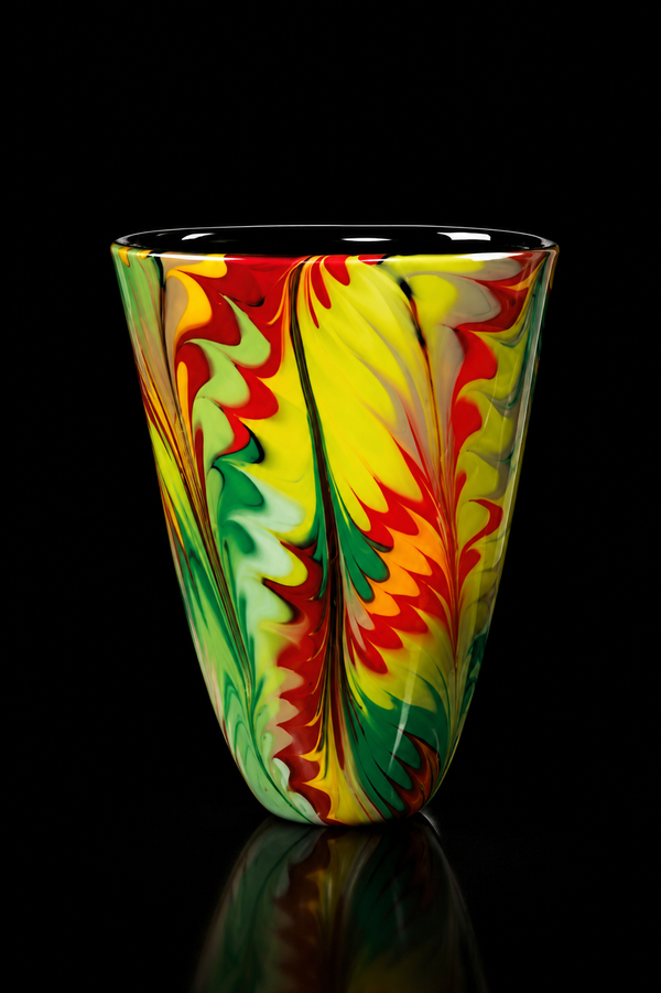 Giungla — Jarrón de Cristal de Murano